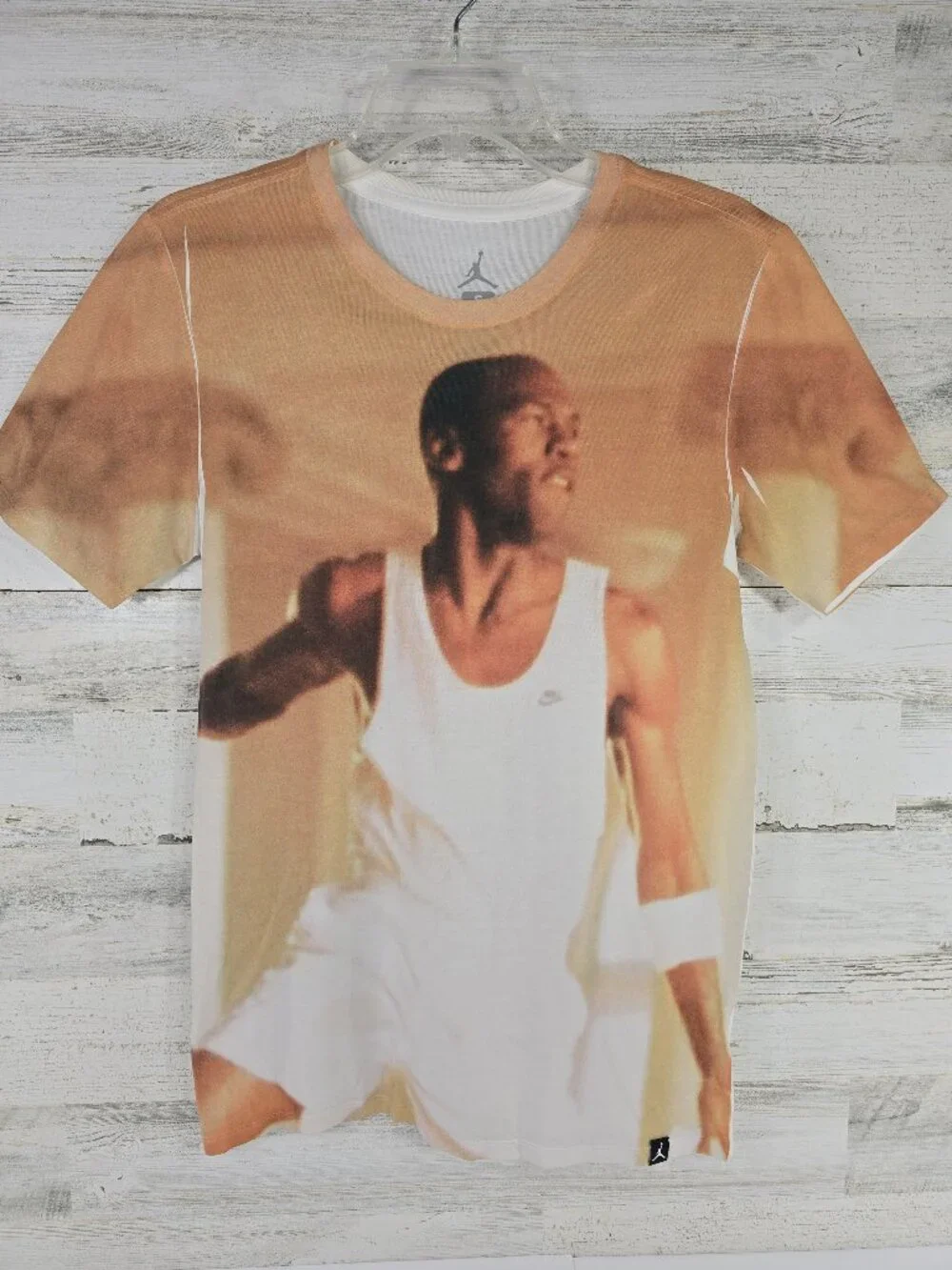 Nike Air Jordan 23 MJ Photo All Over Printed Basketball T-Shirt MEN'S SIZE SMALL